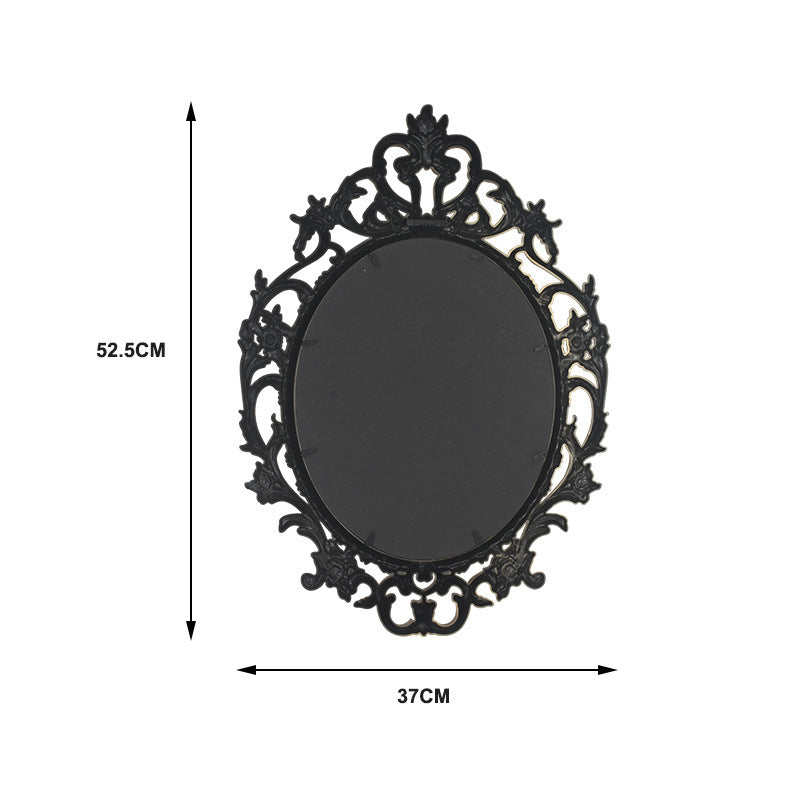 Classic Oval Retro Mirror for Wall Decor – Vintage Style