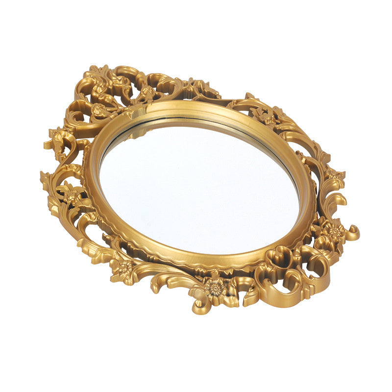Classic Oval Retro Mirror for Wall Decor – Vintage Style
