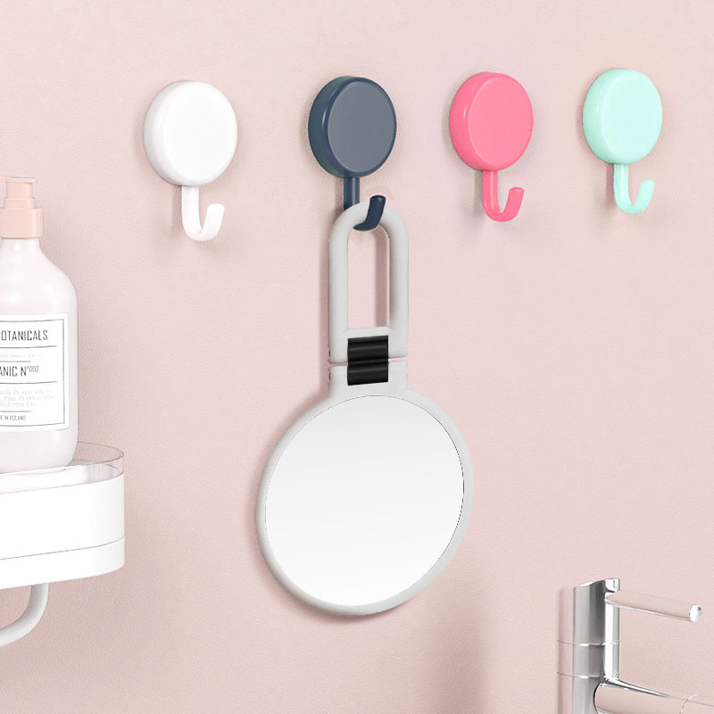 Purple Handle Mirror – Handheld Makeup Mirror with Stylish Design