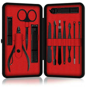 Best 12-Piece Manicure & Pedicure Kit – Nail Clippers & Grooming Set for Men & Women